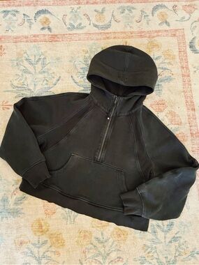 LuLuLemon Black Scuba Half Zip